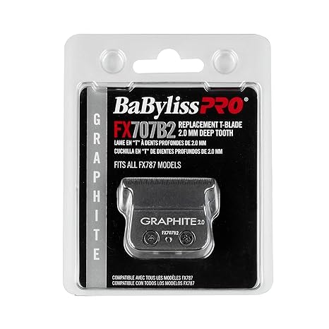 BaBylissPRO Replacement Black Graphite Deep Tooth T-Blade